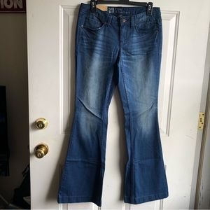 Mossimo Supply Co. Blue Flare Jeans